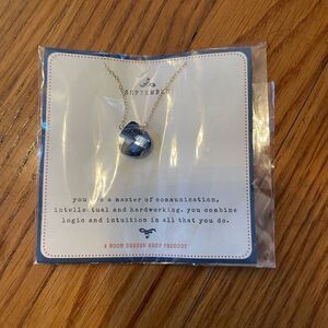 NOON DESIGNS | september birthstone gold necklace NEW